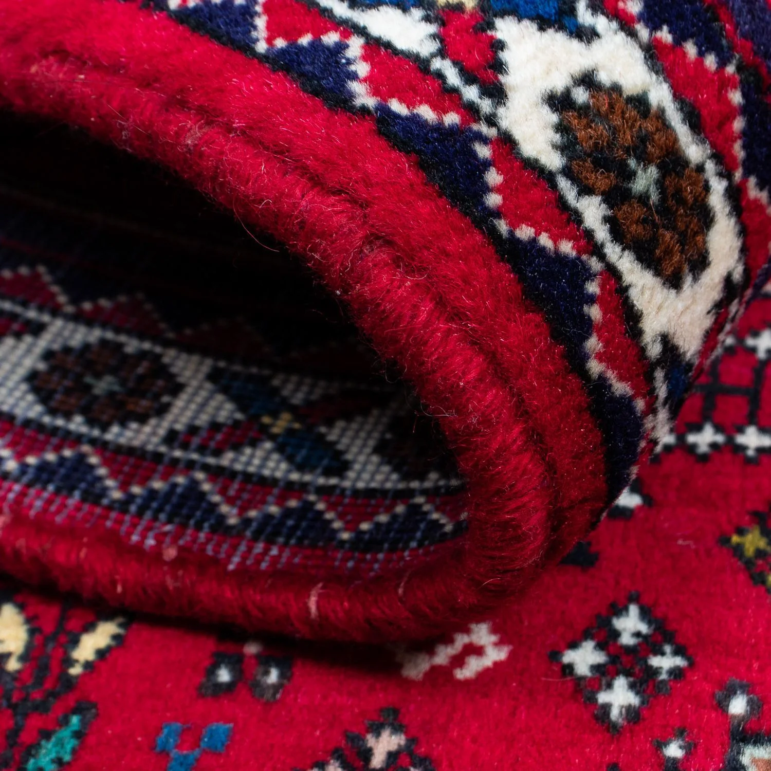 Perserteppich - Nomadic 130 x 75 cm - dunkelrot - Image 4