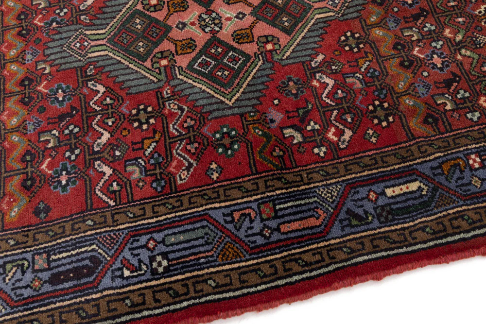 Perserteppich - Nomadic - 130 x 80 cm - dunkelrot - Image 5