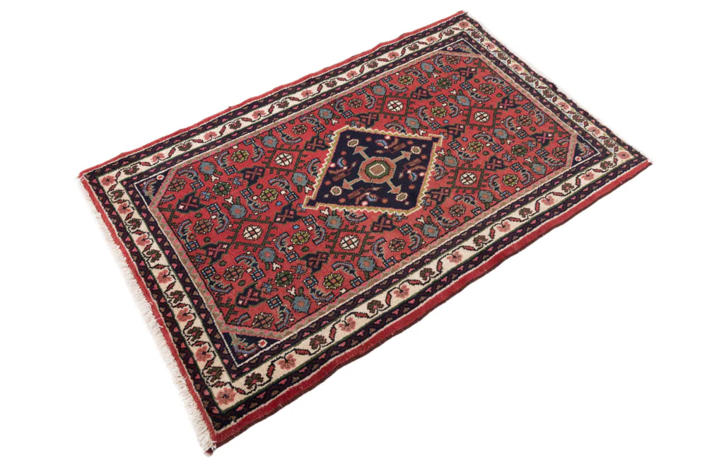 Perserteppich - Nomadic - 130 x 85 cm - dunkelrot - Image 2
