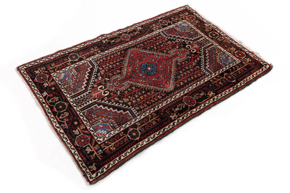 Perserteppich - Nomadic - 130 x 87 cm - dunkelrot - Image 3