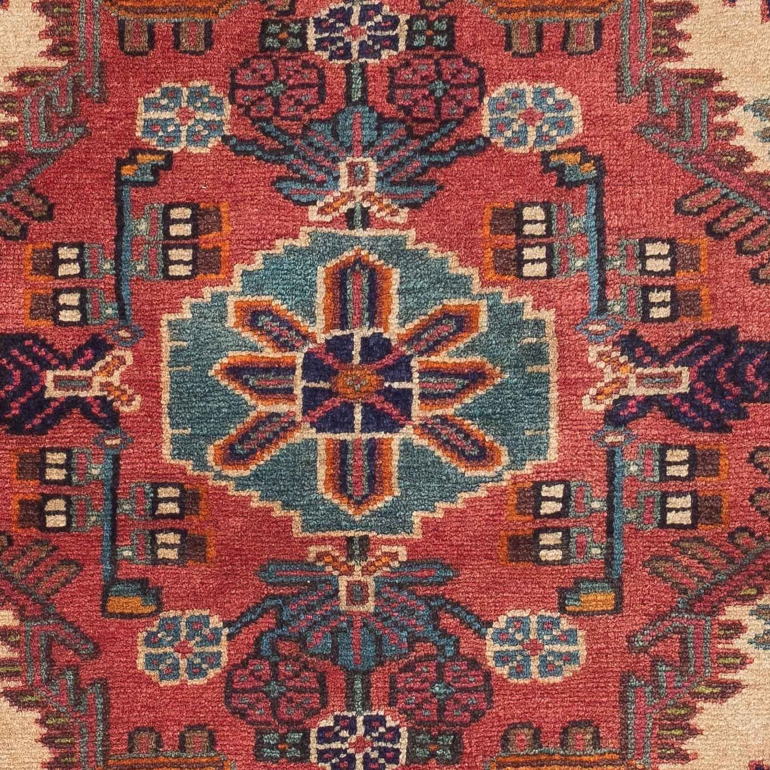 Perserteppich - Nomadic 130 x 92 cm - hellrot - Image 2