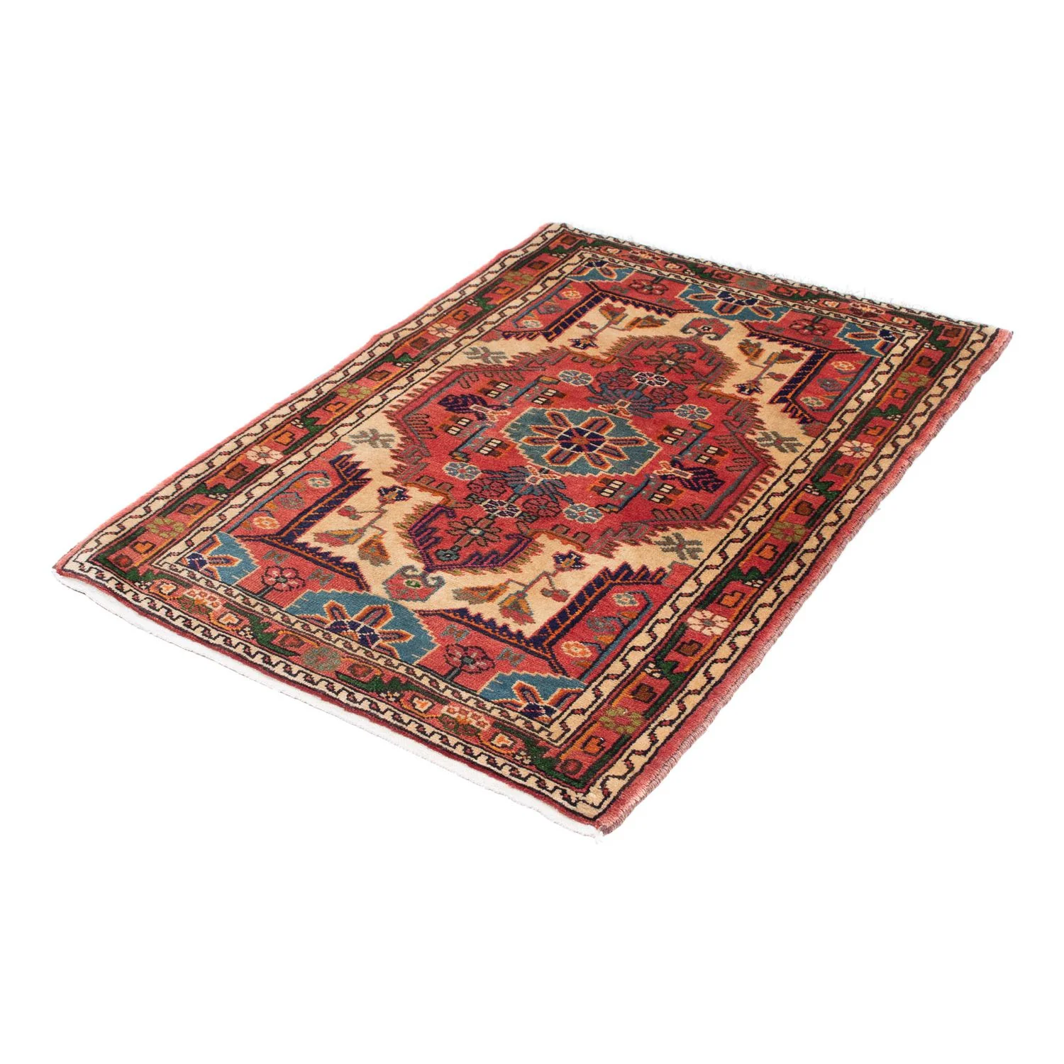 Perserteppich - Nomadic 130 x 92 cm - hellrot - Image 5
