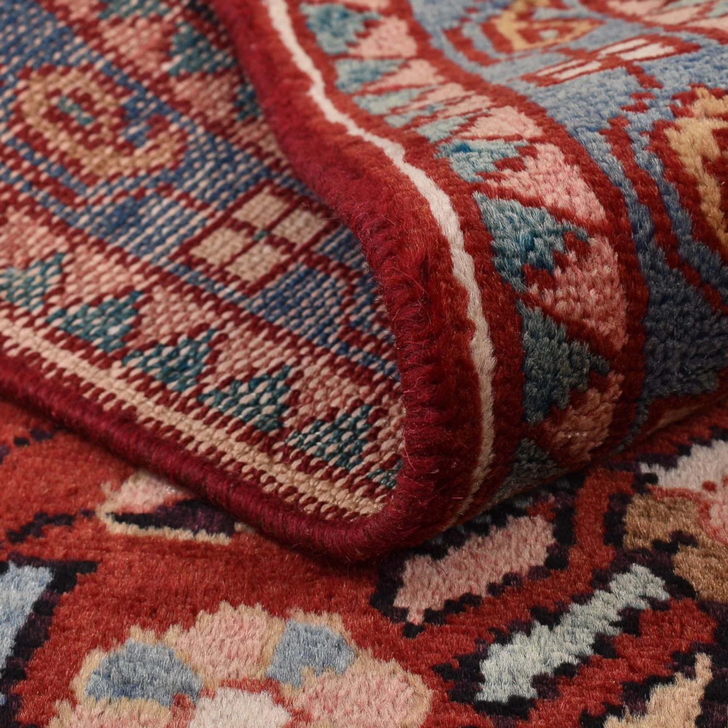 Perserteppich - Nomadic - 131 x 72 cm - rot - Image 4