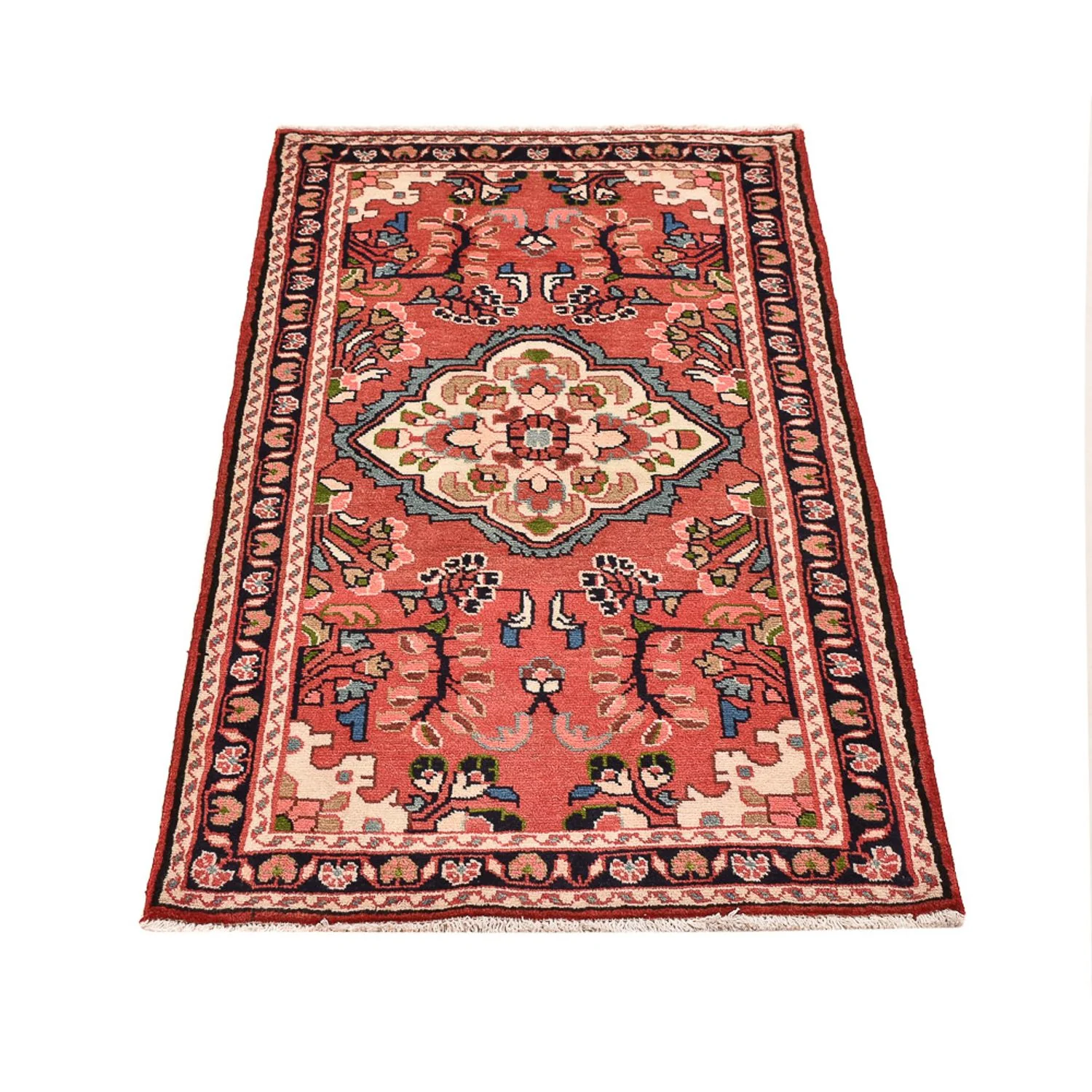 Perserteppich - Nomadic - 131 x 76 cm - hellrot - Image 5