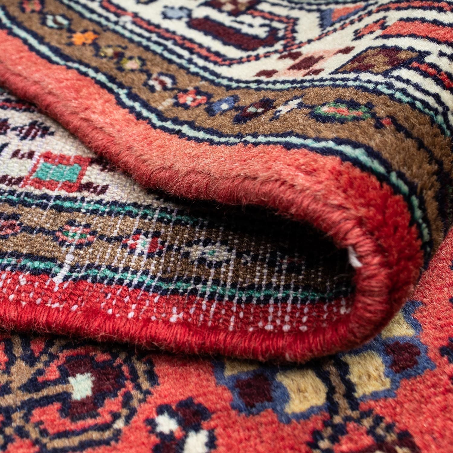 Perserteppich - Nomadic 132 x 82 cm - rot - Image 4