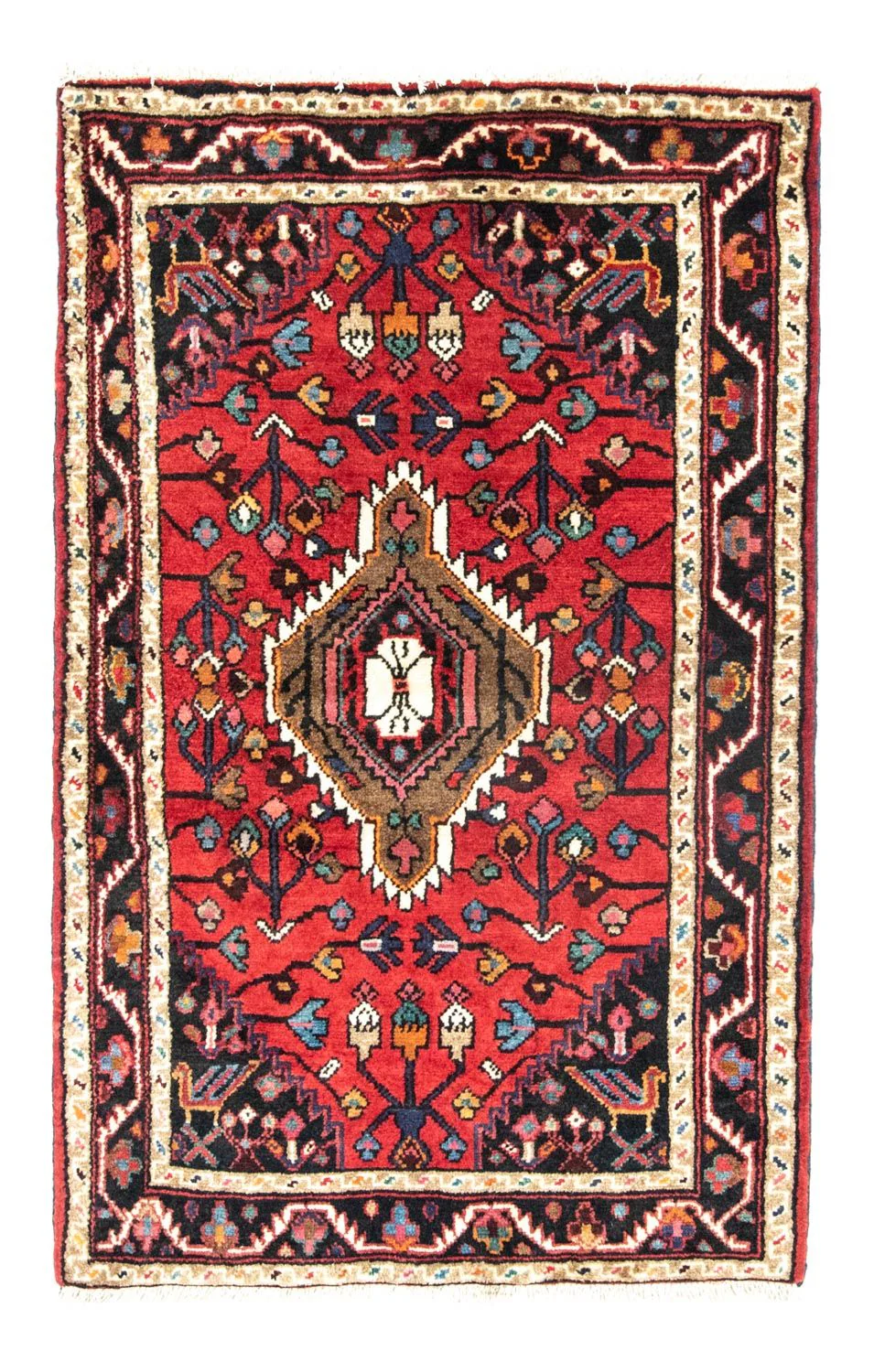 Perserteppich - Nomadic 133 x 85 cm - rot