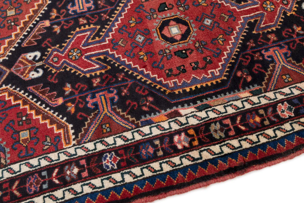 Perserteppich - Nomadic - 135 x 87 cm - dunkelrot - Image 5