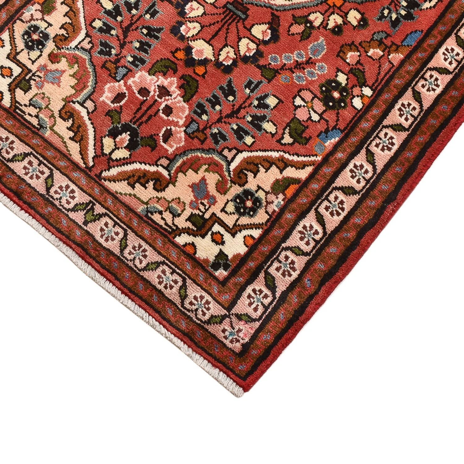 Perserteppich - Nomadic - 136 x 76 cm - dunkelrot - Image 2
