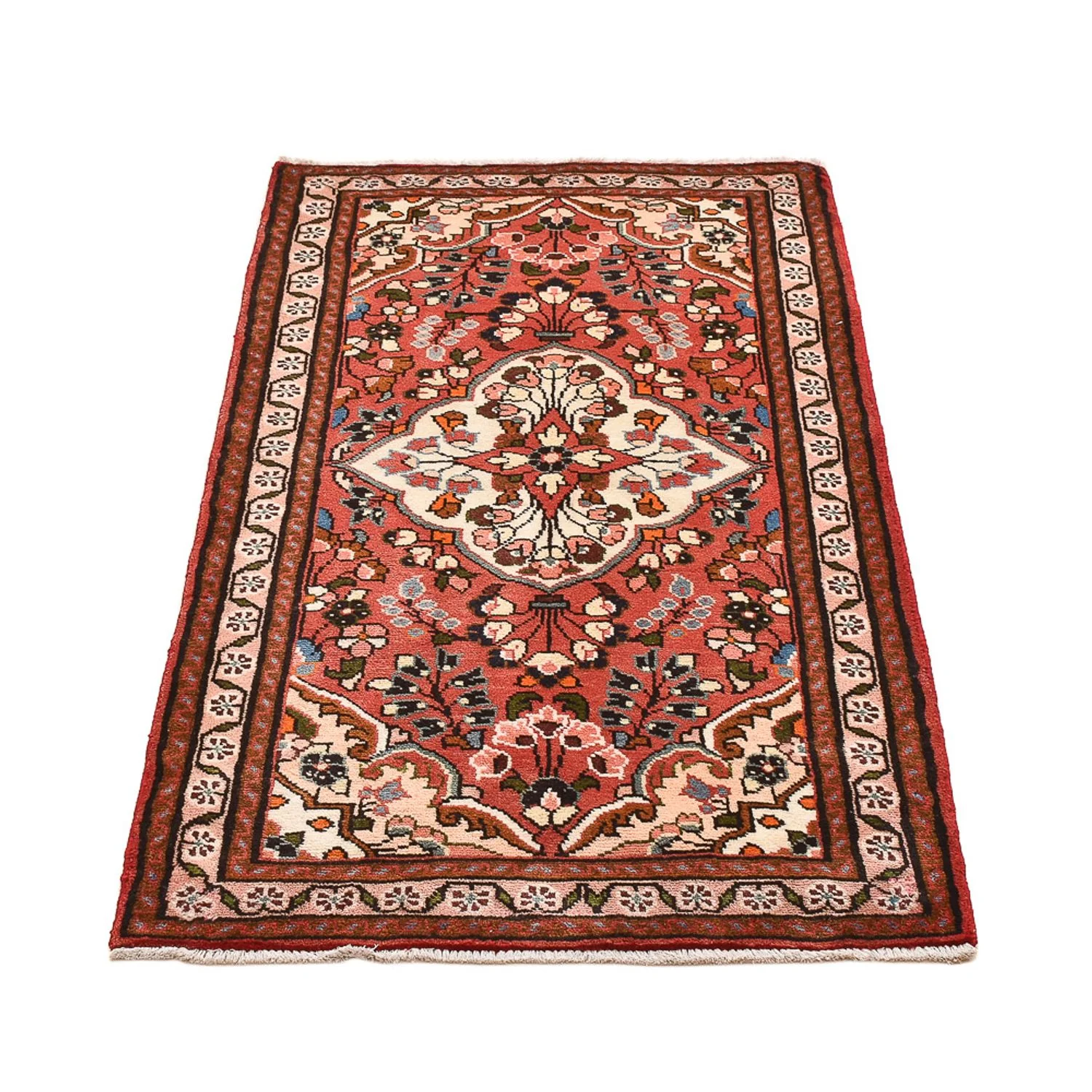 Perserteppich - Nomadic - 136 x 76 cm - dunkelrot - Image 5
