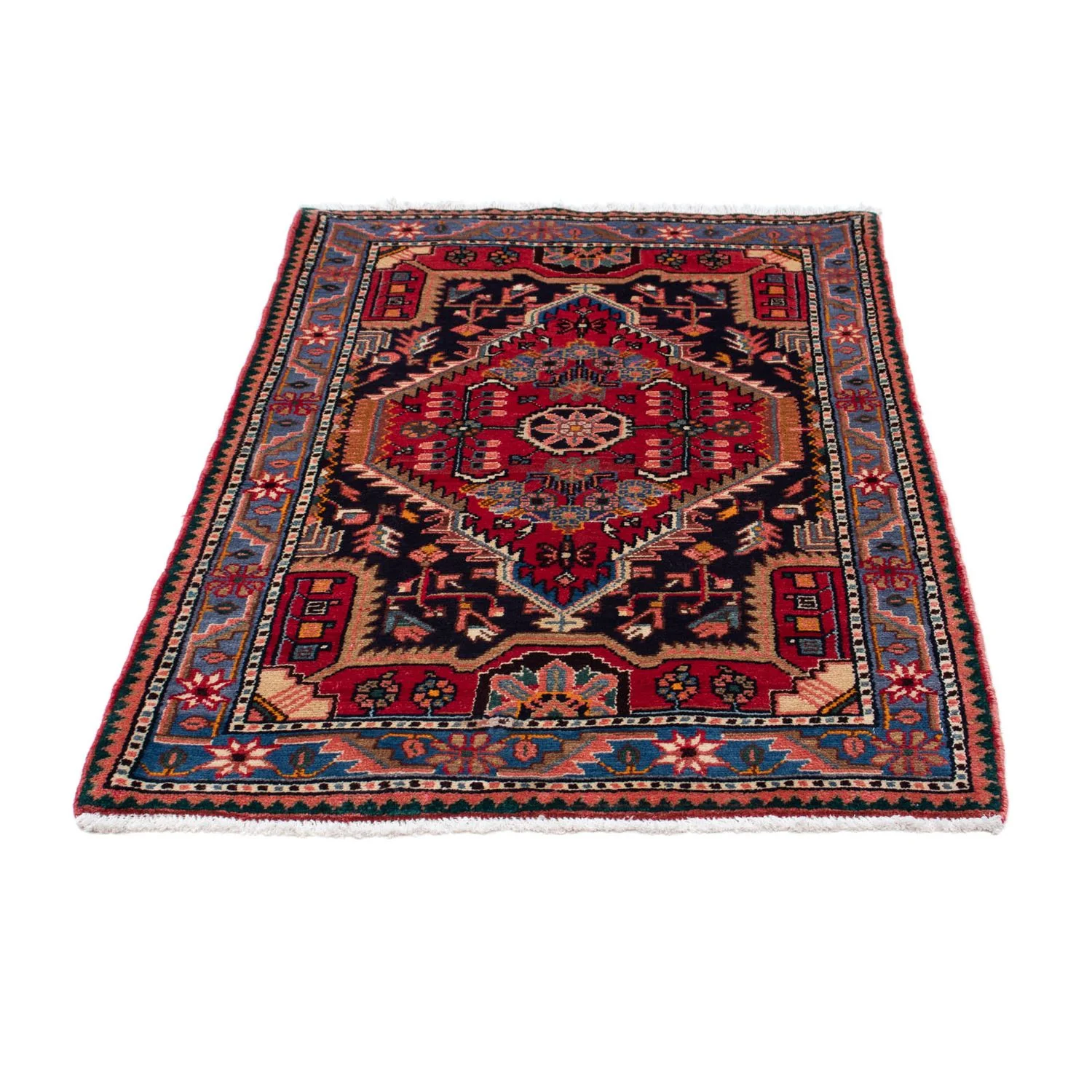 Perserteppich - Nomadic 136 x 89 cm - dunkelblau - Image 5