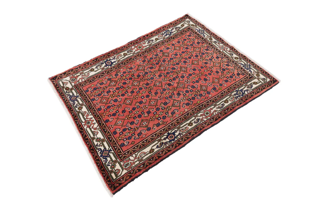 Perserteppich - Nomadic - 140 x 120 cm - dunkelrot - Image 2
