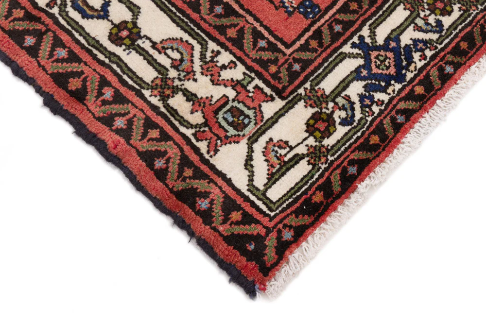 Perserteppich - Nomadic - 140 x 120 cm - dunkelrot - Image 6