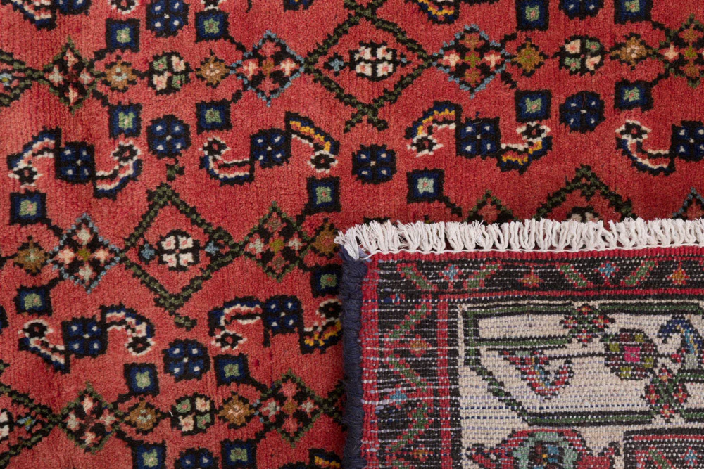 Perserteppich - Nomadic - 140 x 120 cm - dunkelrot - Image 7
