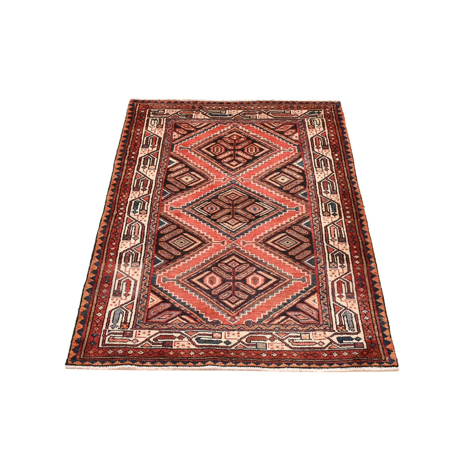Perserteppich - Nomadic - 140 x 97 cm - hellrot - Image 5