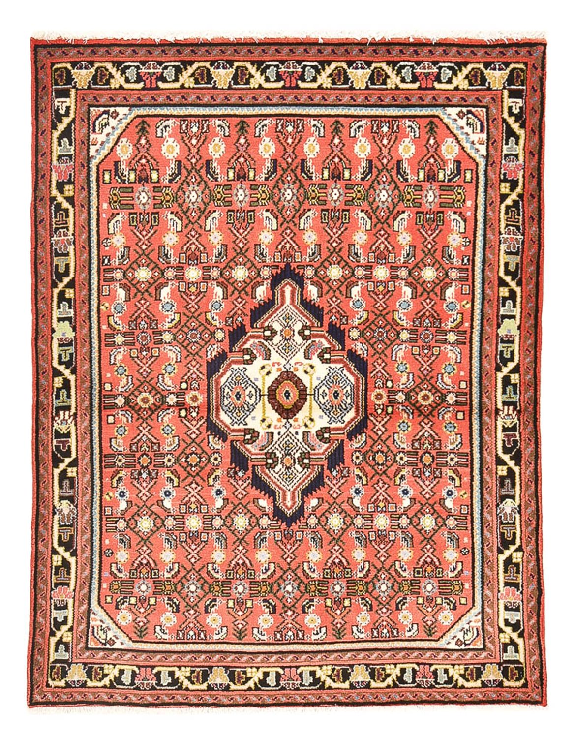 Perserteppich - Nomadic - 143 x 109 cm - hellrot