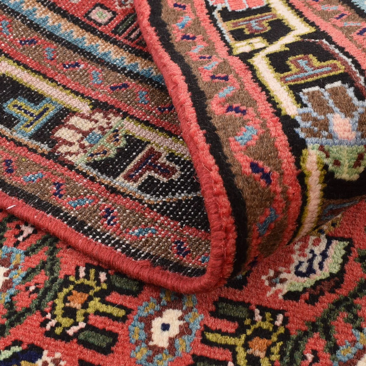 Perserteppich - Nomadic - 143 x 109 cm - hellrot - Image 4