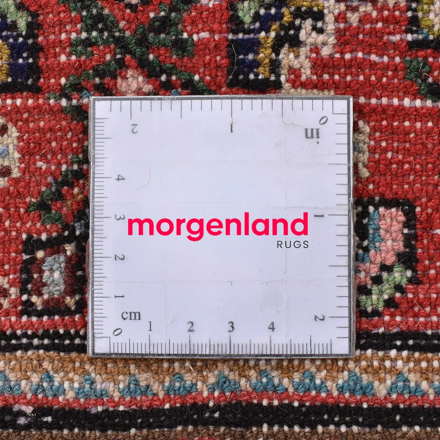 Perserteppich - Nomadic - 143 x 109 cm - hellrot - Image 6