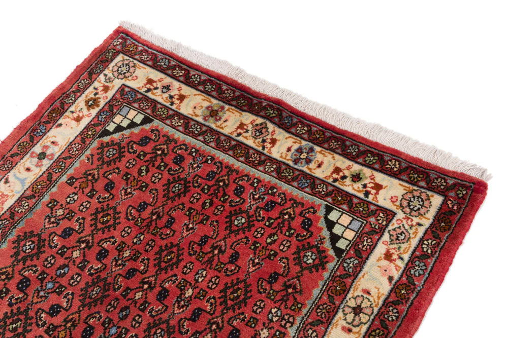 Perserteppich - Nomadic - 150 x 105 cm - dunkelrot - Image 4