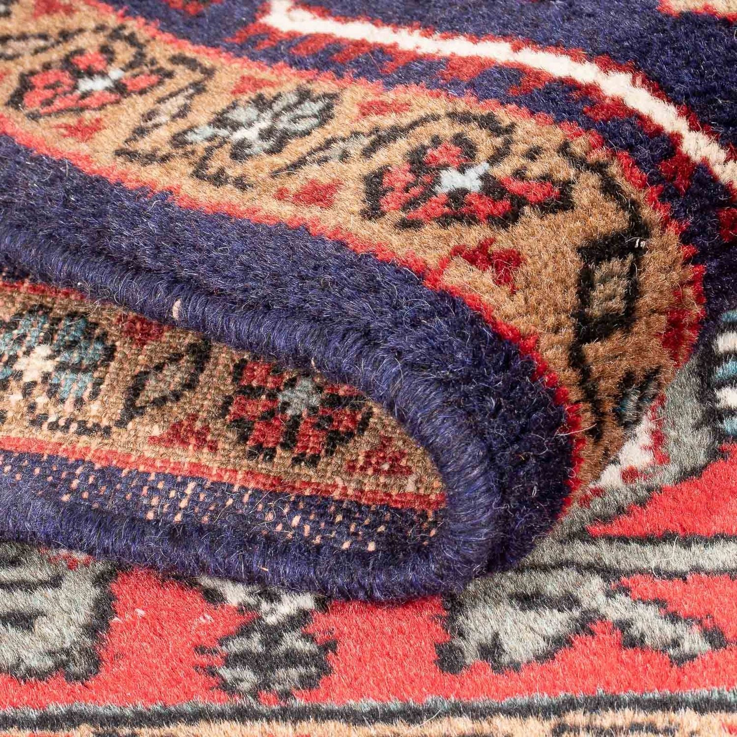 Perserteppich - Nomadic - 150 x 107 cm - rot - Image 4