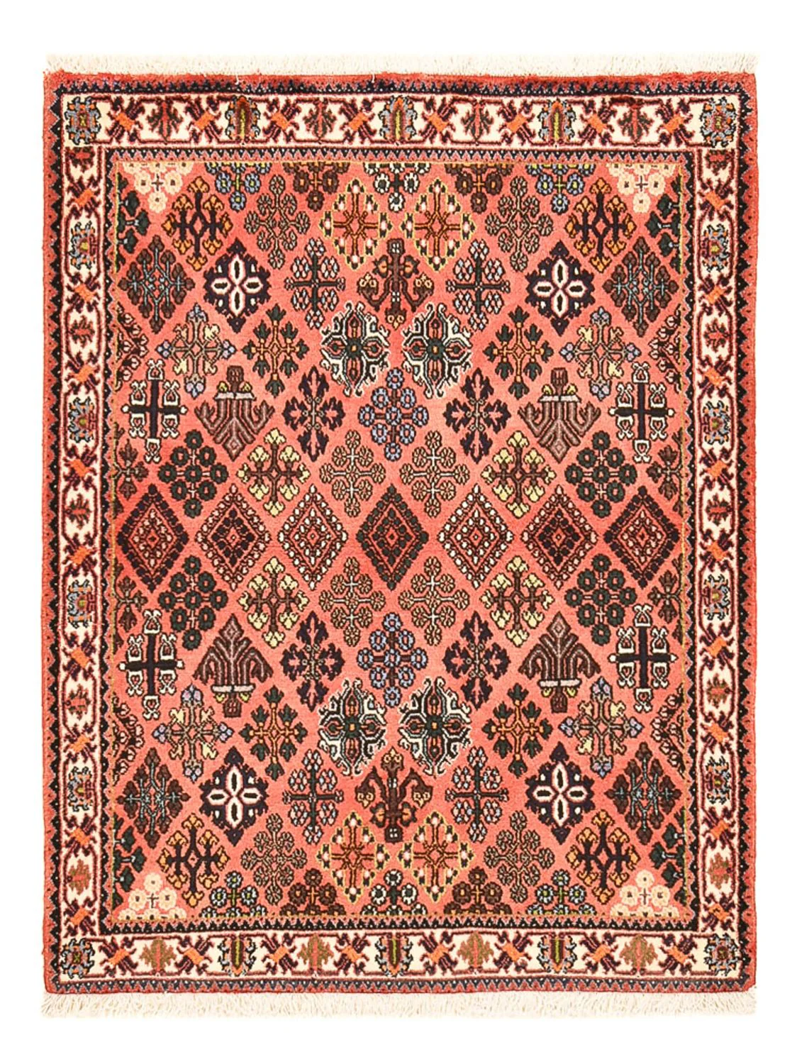 Perserteppich - Nomadic - 150 x 112 cm - hellrot