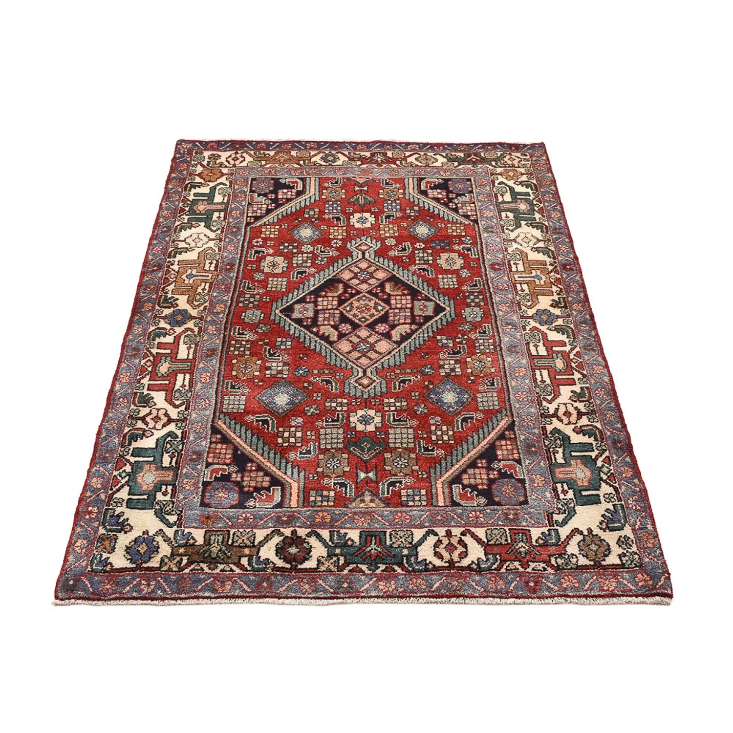 Perserteppich - Nomadic - 151 x 105 cm - rot - Image 5