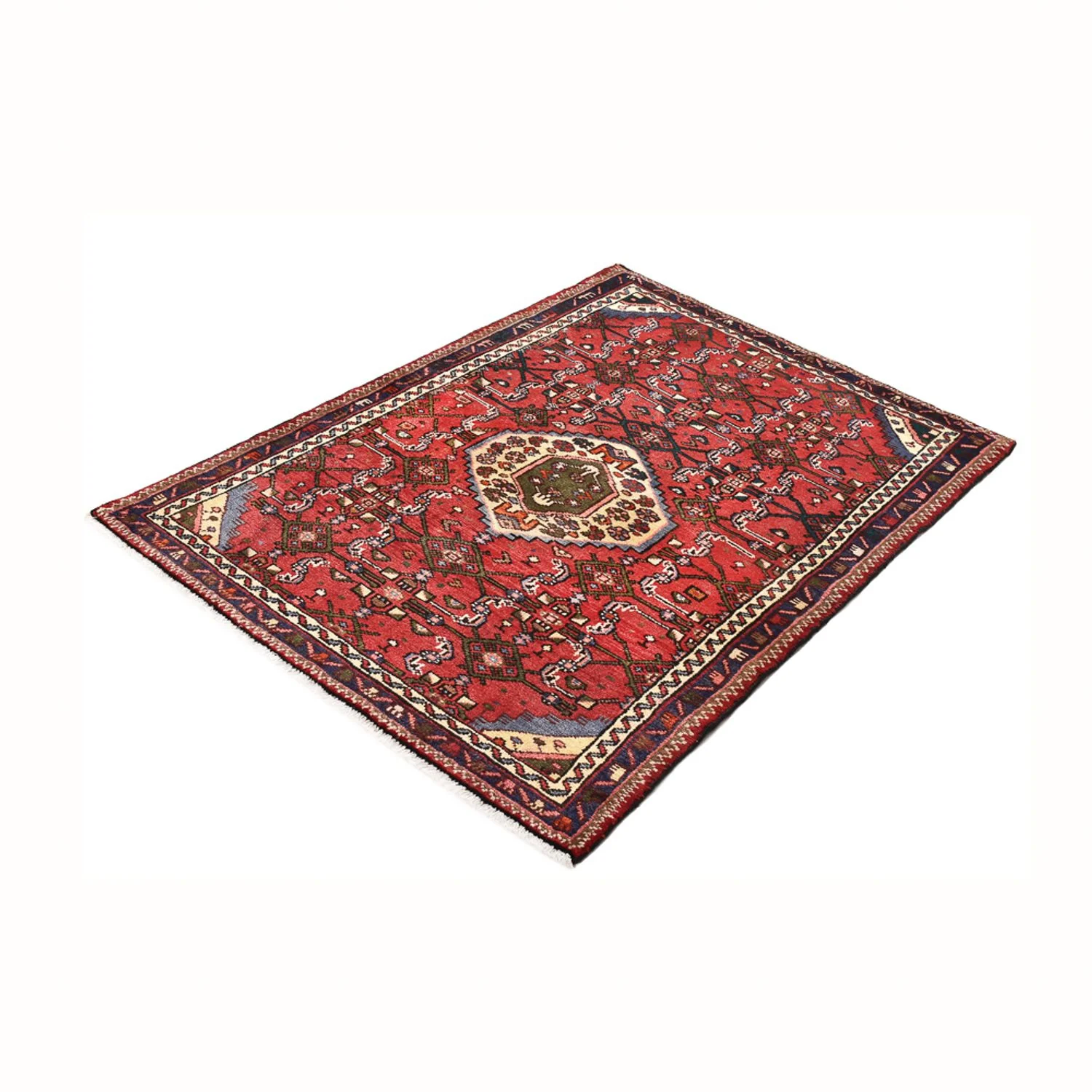 Perserteppich - Nomadic - 151 x 99 cm - rot - Image 4