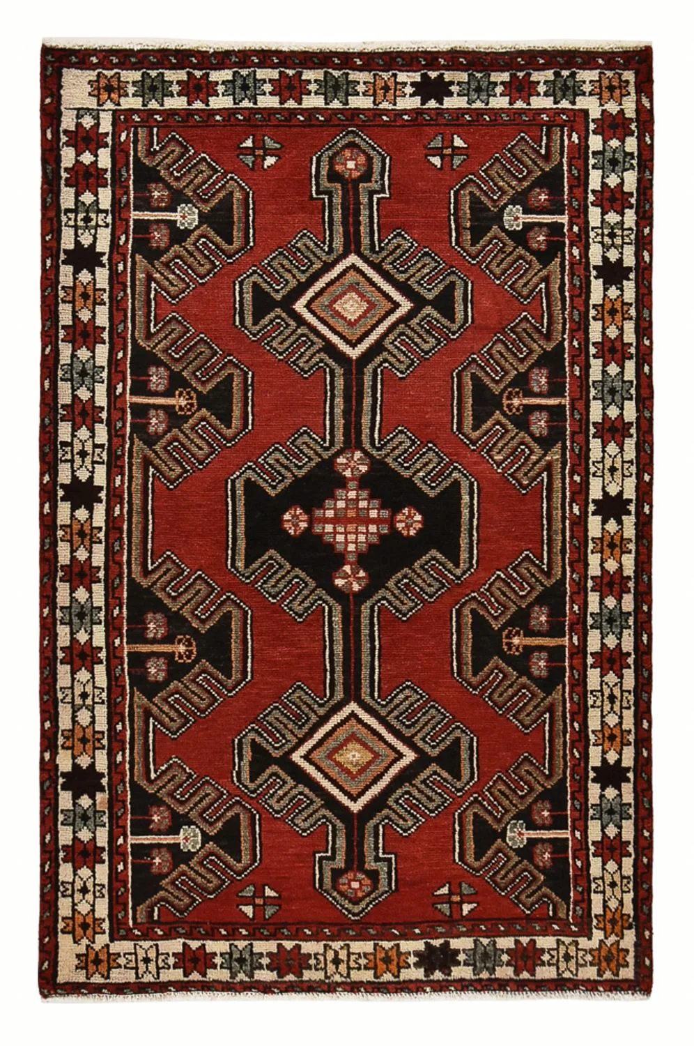 Perserteppich - Nomadic - 153 x 100 cm - rot
