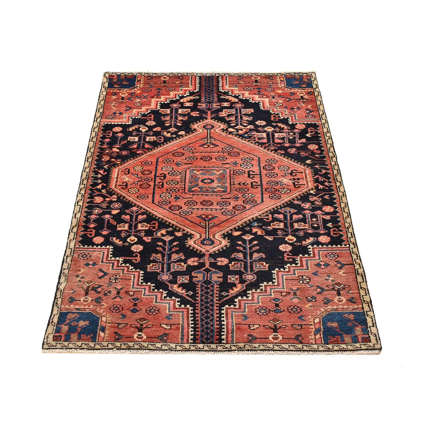 Perserteppich - Nomadic - 153 x 93 cm - hellrot - Image 5