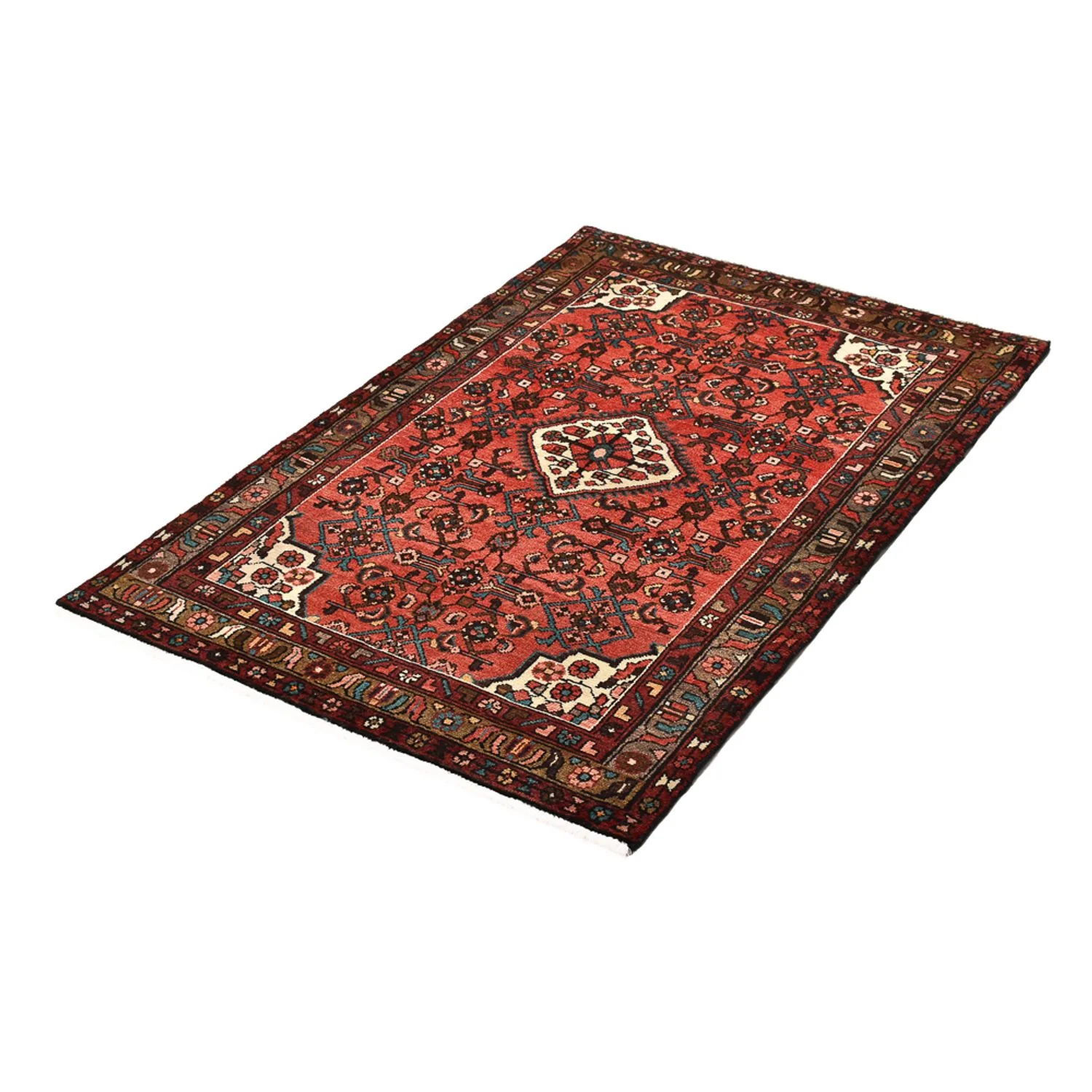 Perserteppich - Nomadic - 154 x 100 cm - hellrot - Image 5