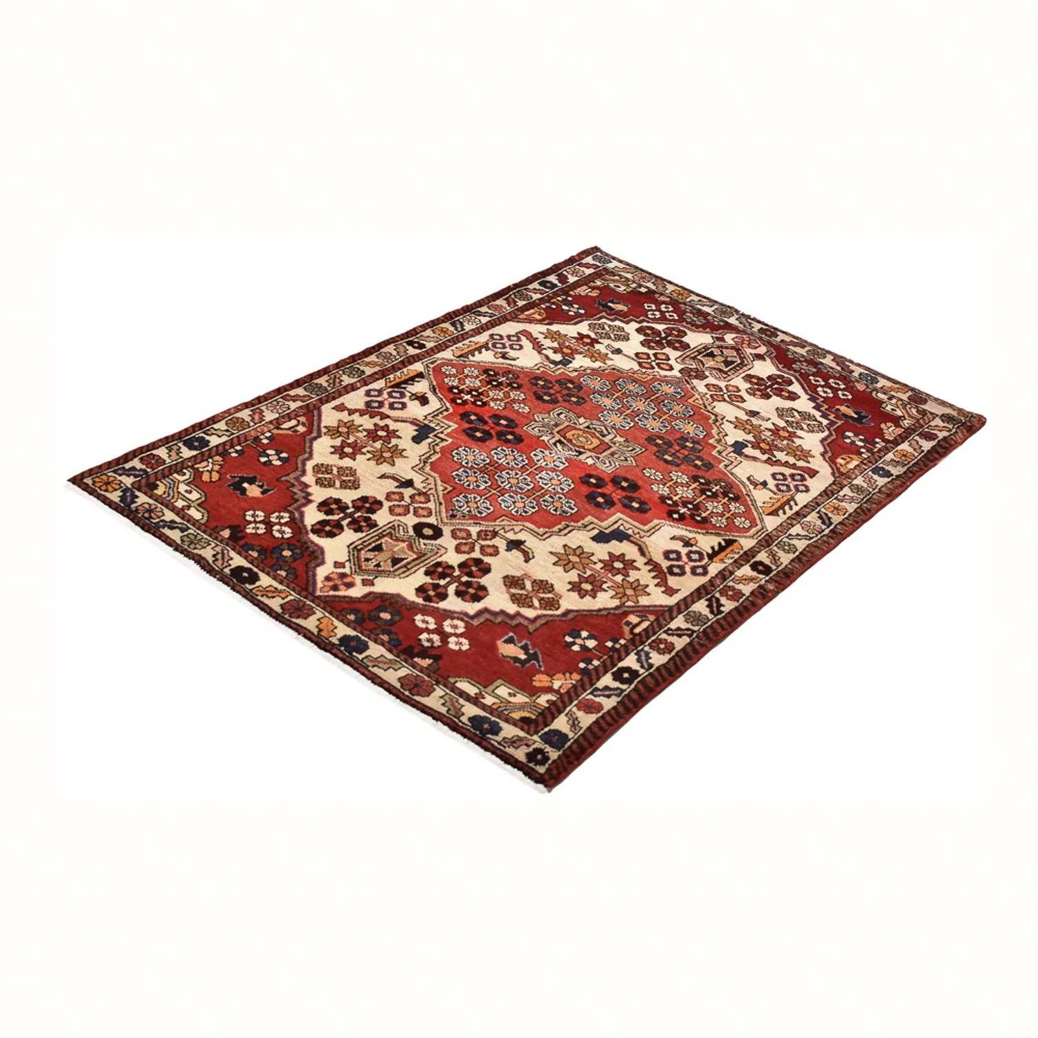 Perserteppich - Nomadic - 154 x 101 cm - rot - Image 5