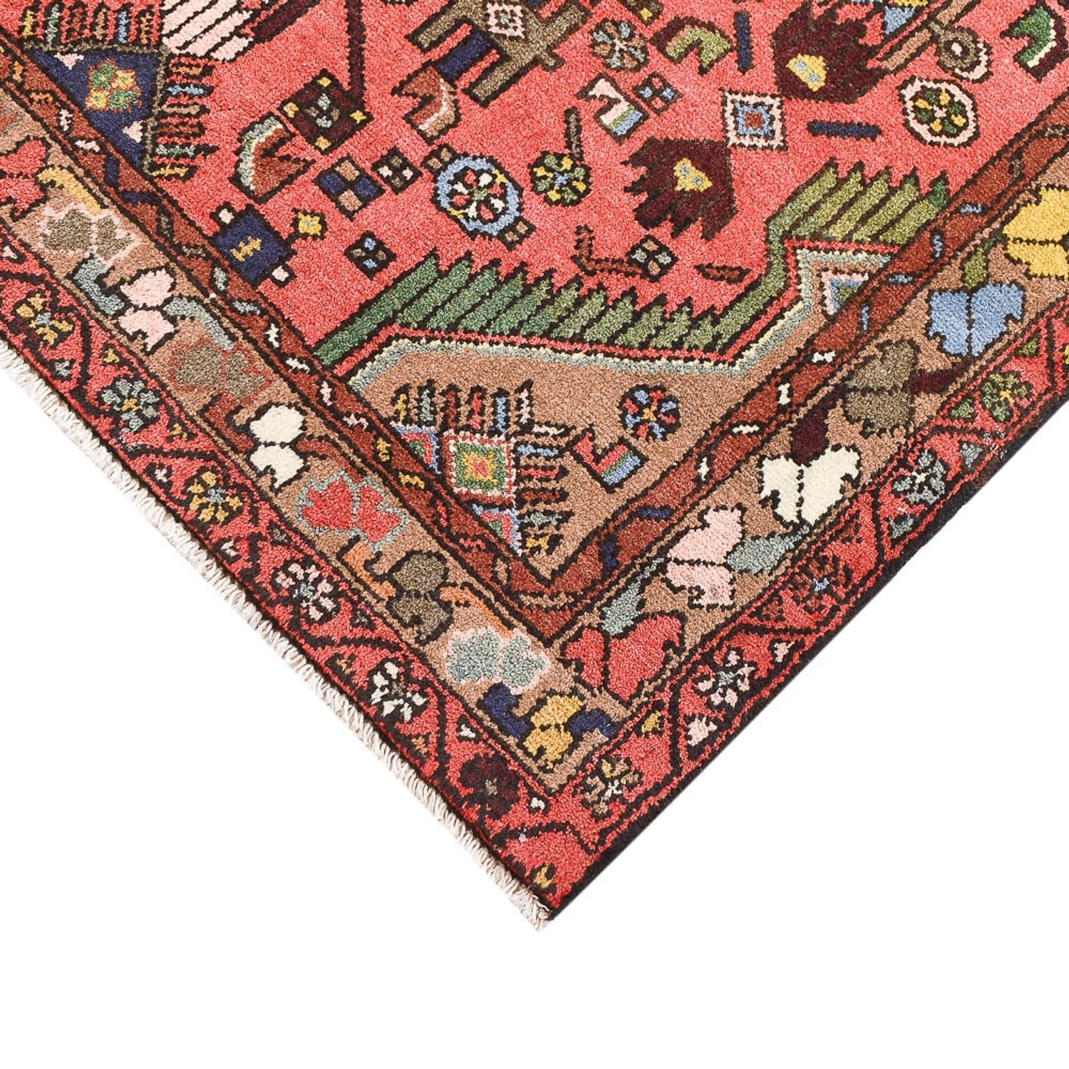 Perserteppich - Nomadic - 155 x 104 cm - hellrot - Image 2