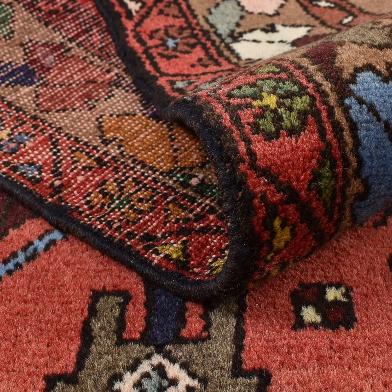 Perserteppich - Nomadic - 155 x 104 cm - hellrot - Image 4
