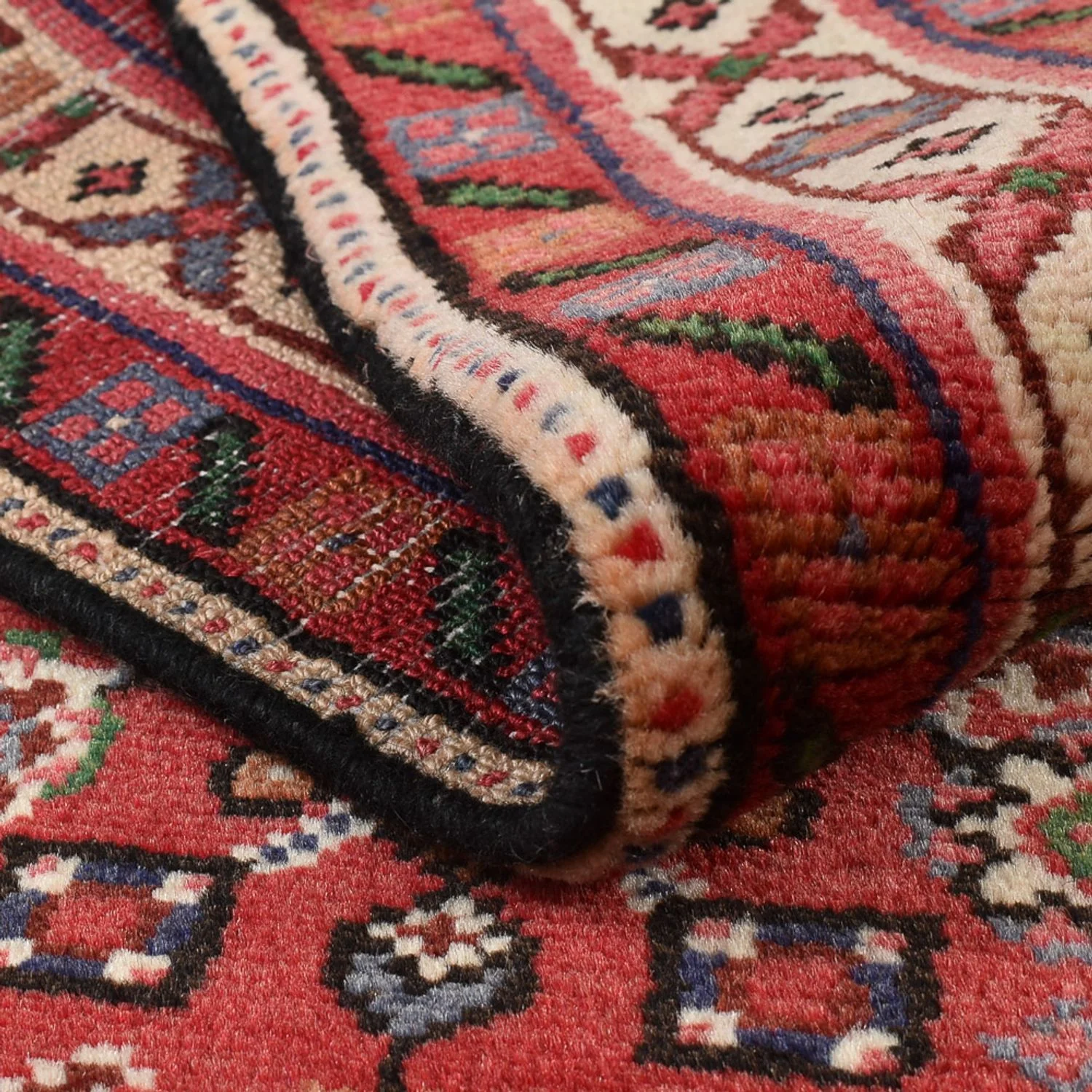 Perserteppich - Nomadic - 156 x 105 cm - rot - Image 4