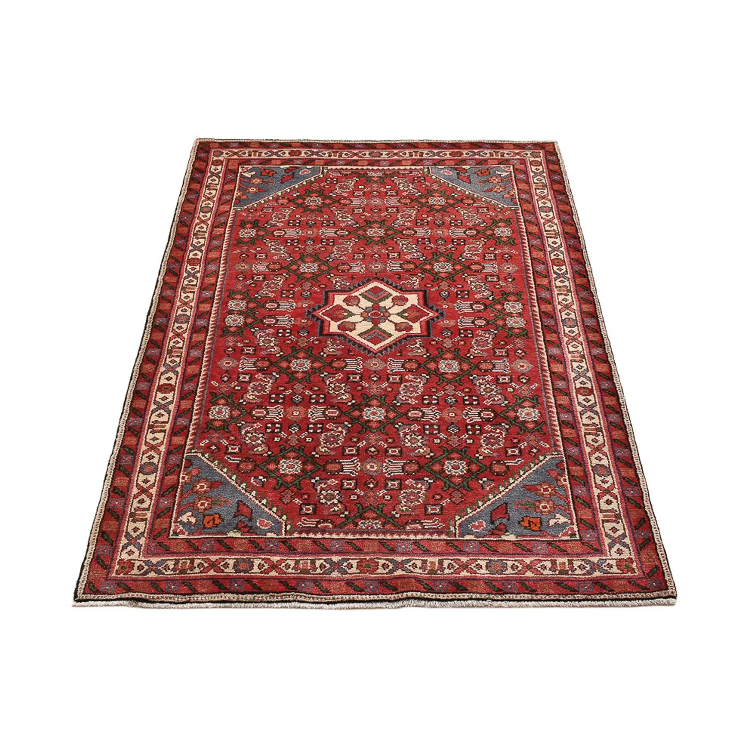 Perserteppich - Nomadic - 156 x 105 cm - rot - Image 5