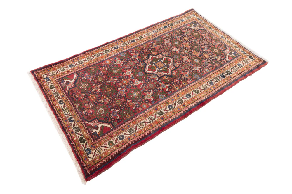 Perserteppich - Nomadic - 157 x 95 cm - dunkelrot - Image 2