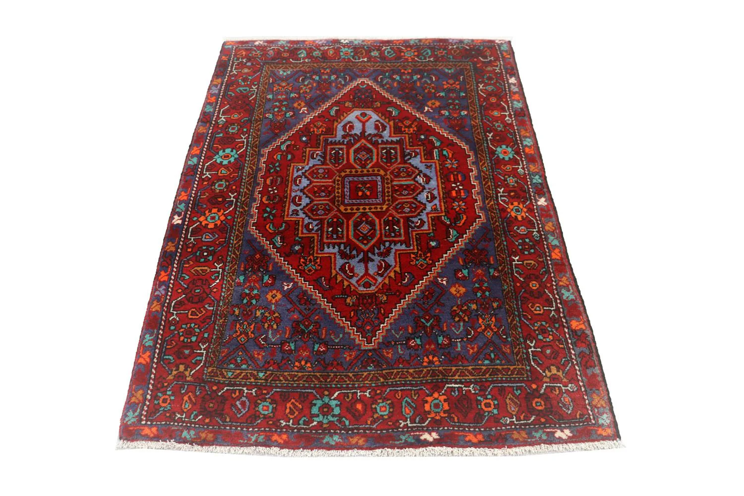 Perserteppich - Nomadic 158 x 101 cm - blau