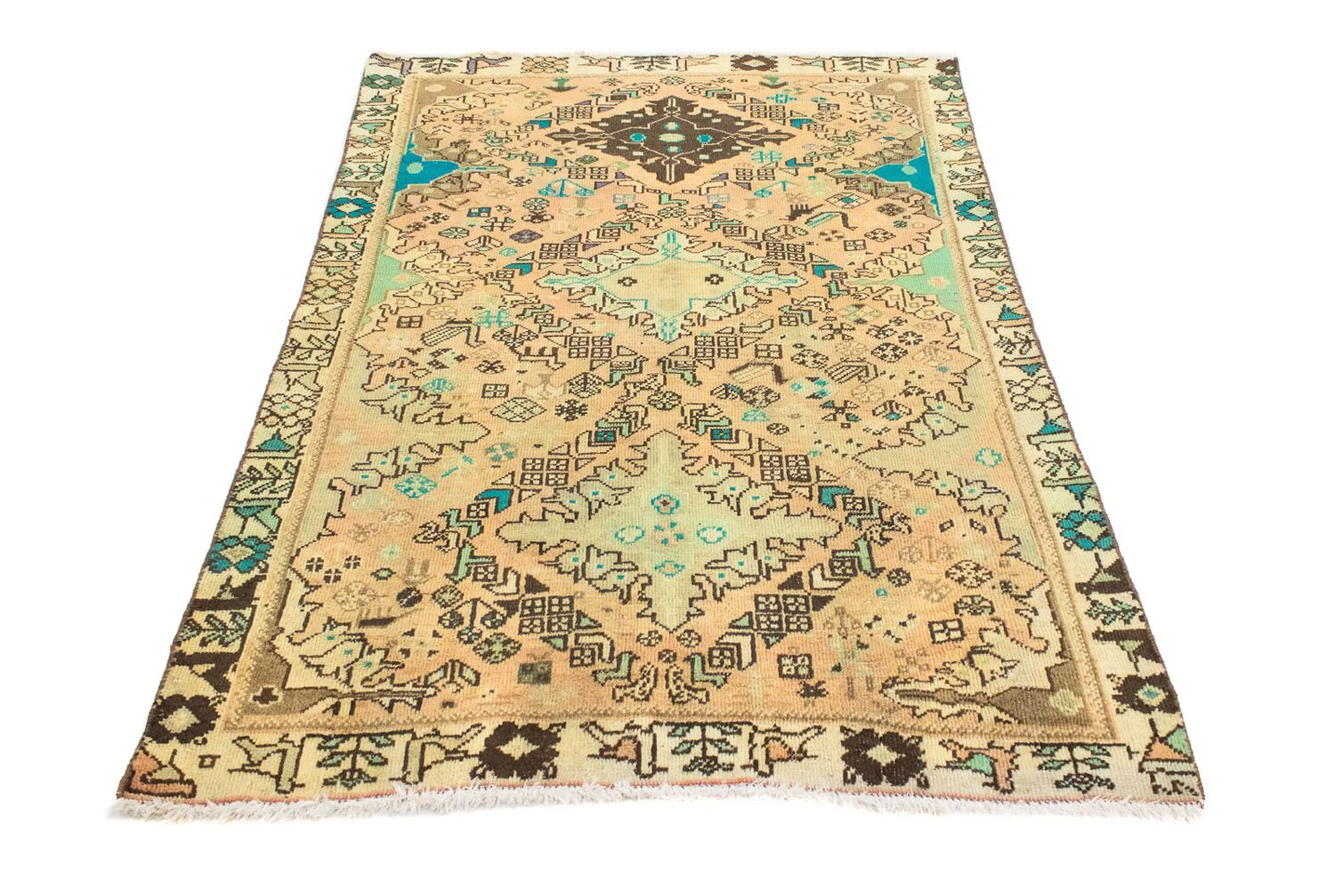 Perserteppich - Nomadic 160 x 115 cm - hellbraun - Image 5