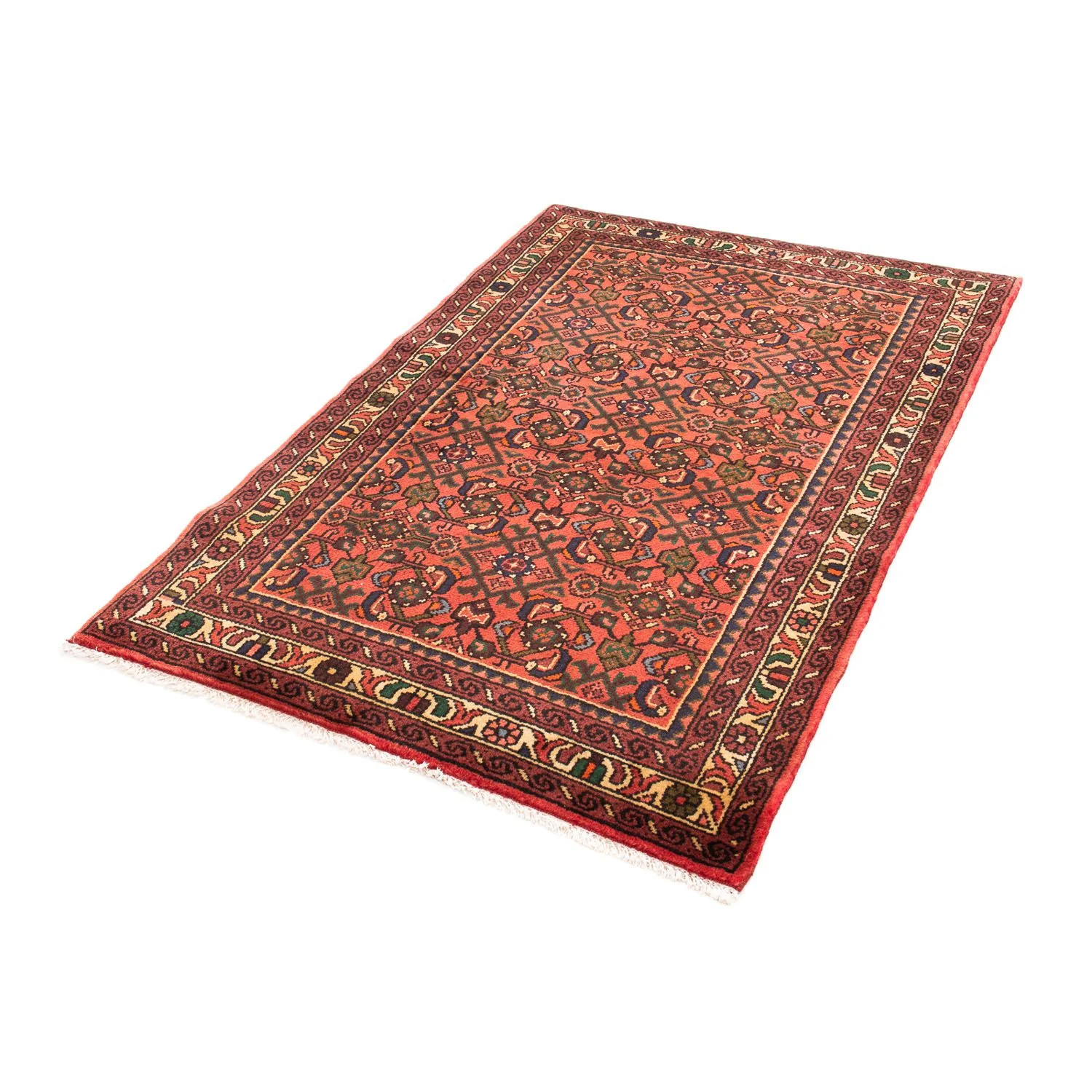 Perserteppich - Nomadic 160 x 115 cm - dunkelrot - Image 5
