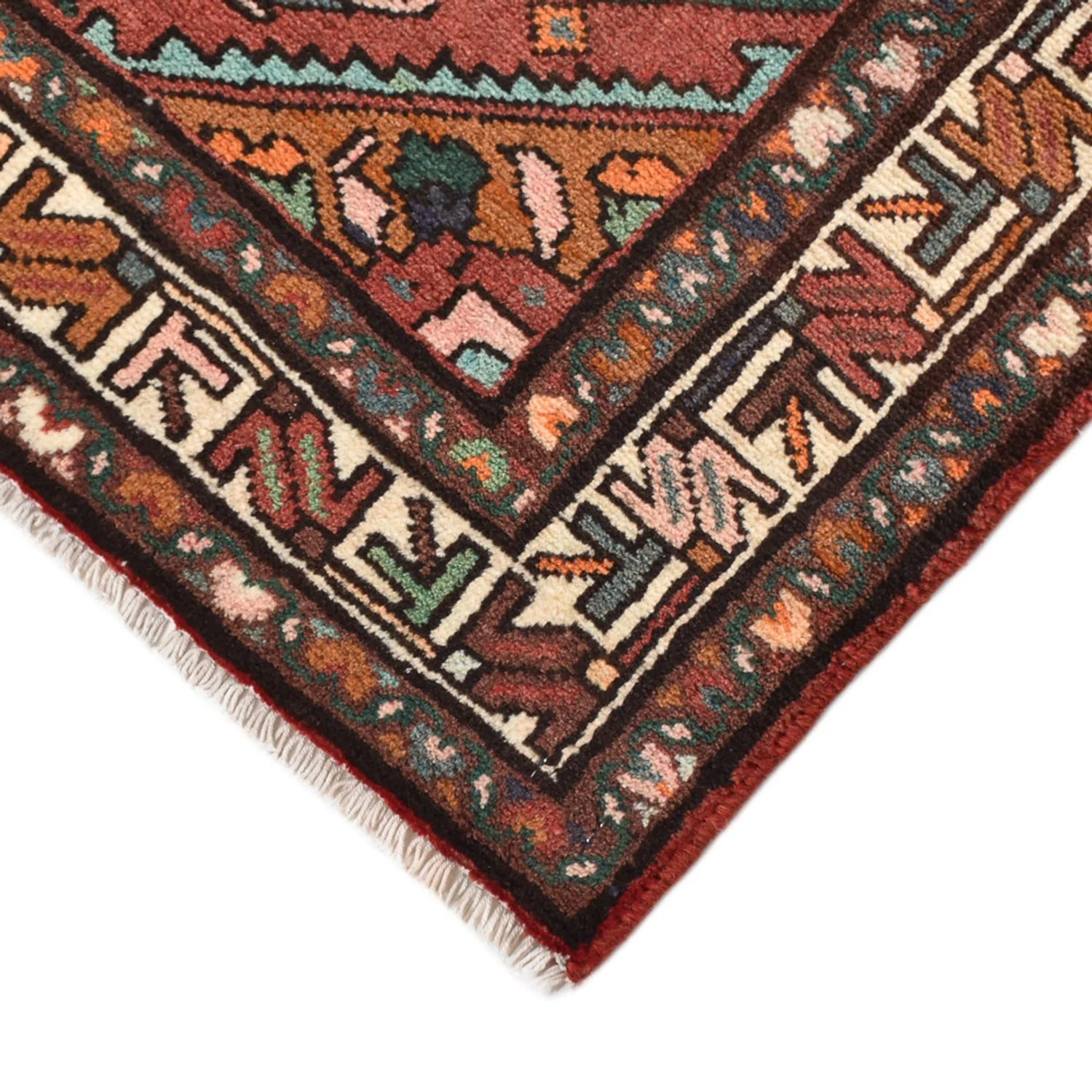 Perserteppich - Nomadic - 163 x 100 cm - dunkelrot - Image 2