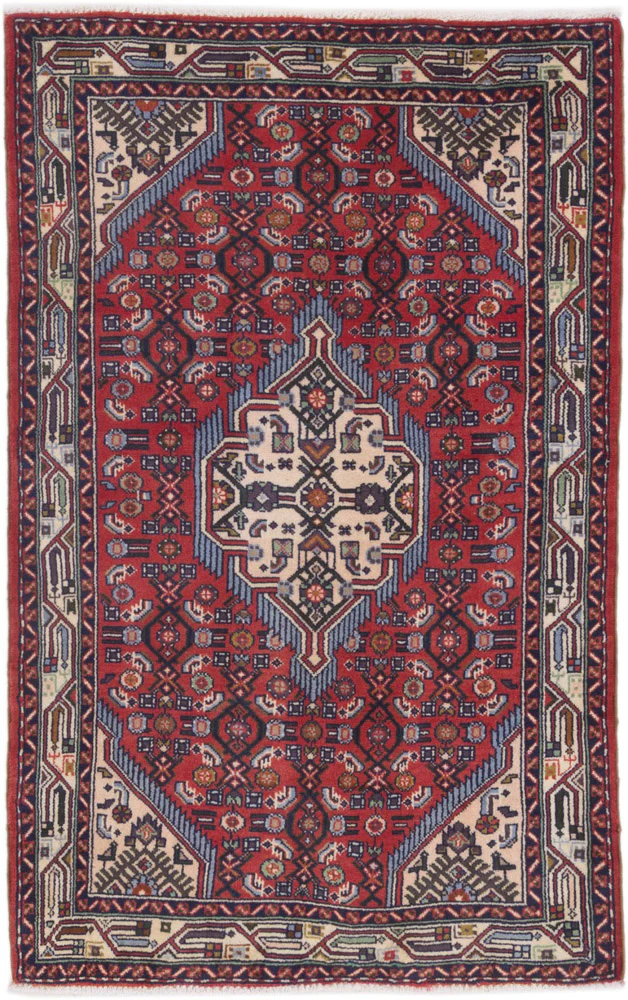 Perserteppich - Nomadic - 165 x 105 cm - dunkelrot
