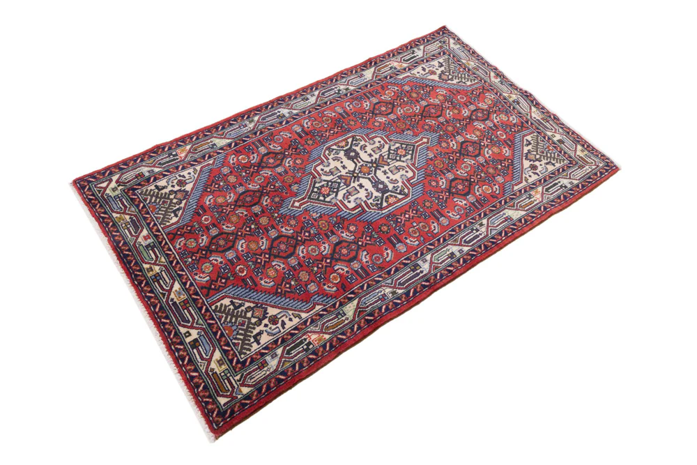 Perserteppich - Nomadic - 165 x 105 cm - dunkelrot - Image 2