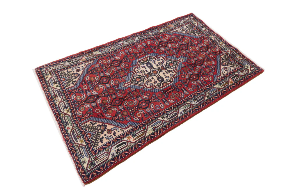 Perserteppich - Nomadic - 165 x 105 cm - dunkelrot - Image 3