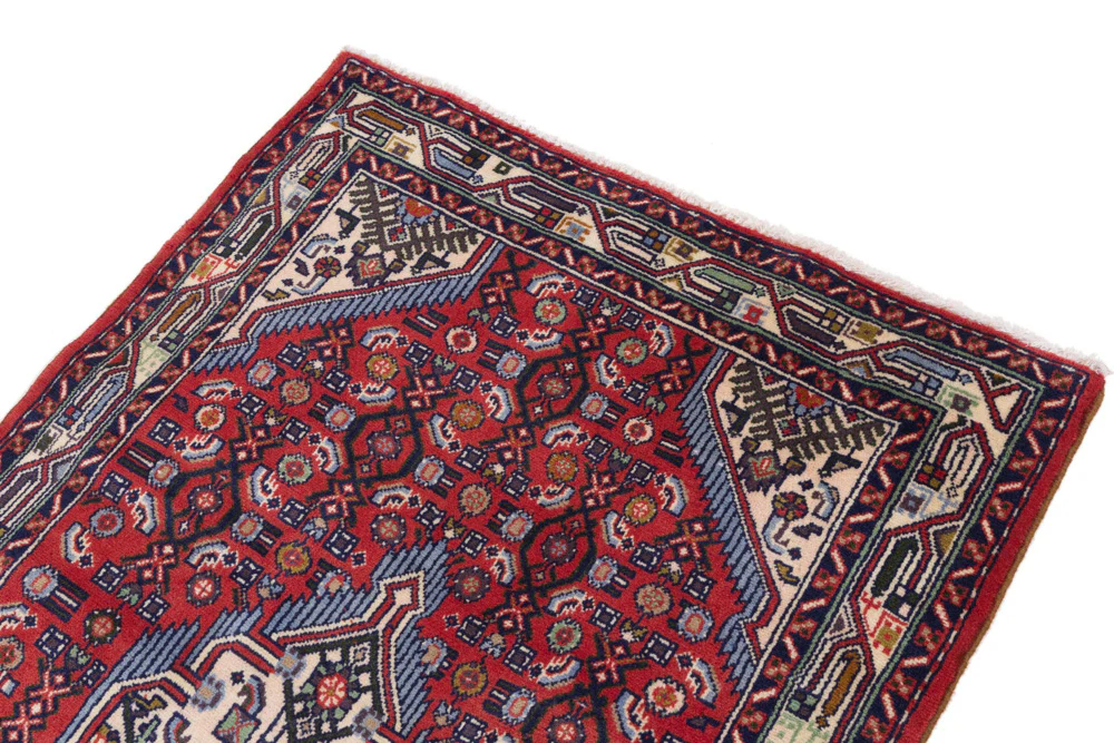 Perserteppich - Nomadic - 165 x 105 cm - dunkelrot - Image 4