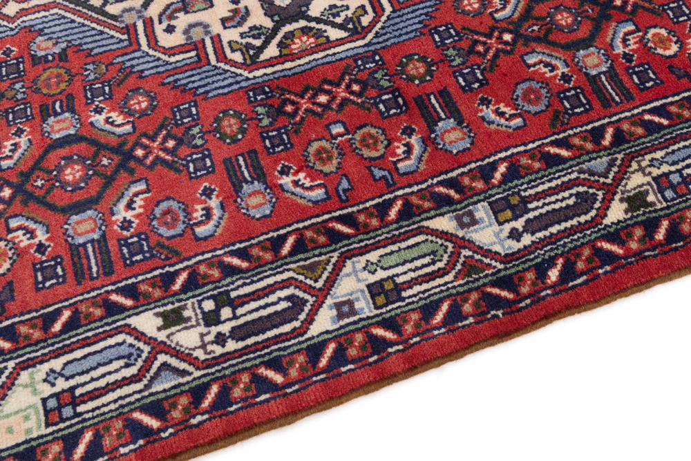 Perserteppich - Nomadic - 165 x 105 cm - dunkelrot - Image 5