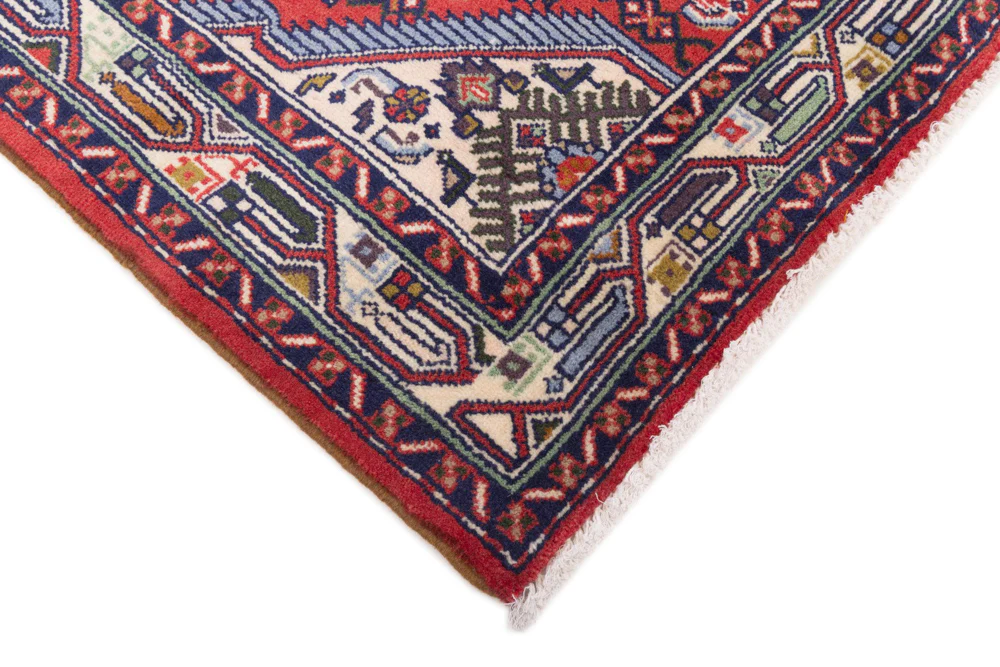 Perserteppich - Nomadic - 165 x 105 cm - dunkelrot - Image 6