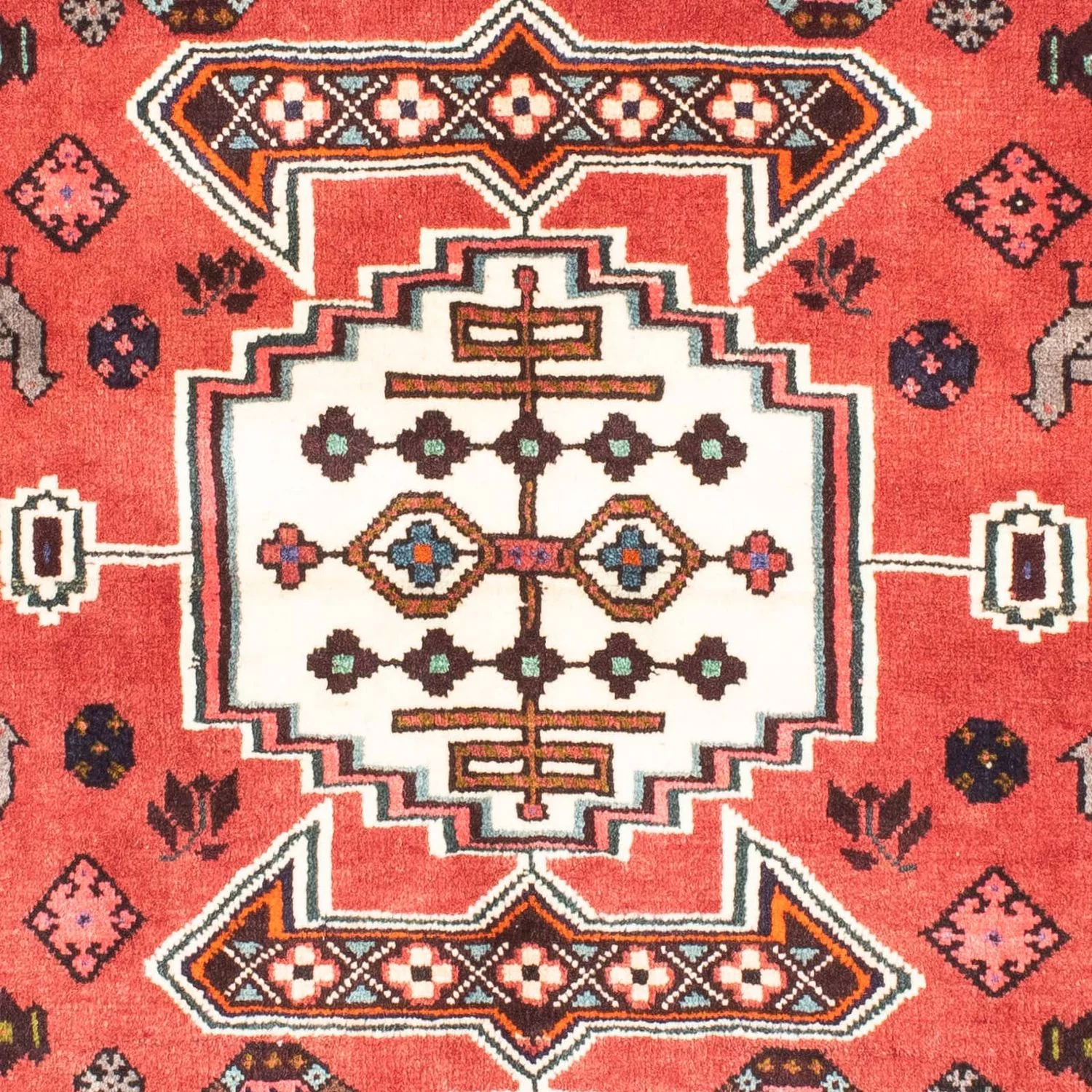 Perserteppich - Nomadic 170 x 116 cm - dunkelrot - Image 2