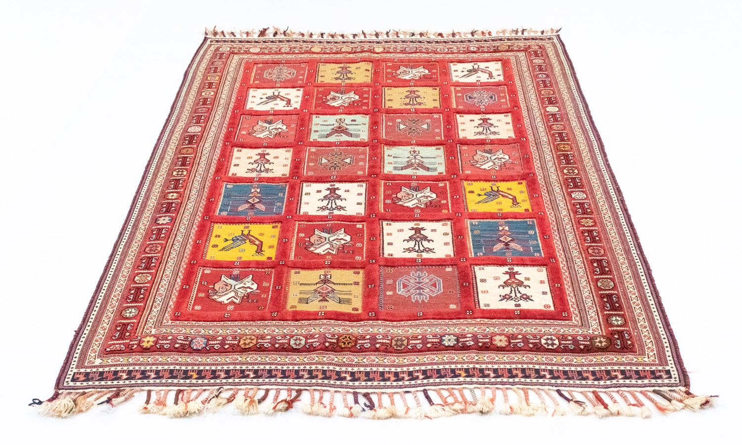 Perserteppich - Nomadic 170 x 120 cm - rot - Image 5