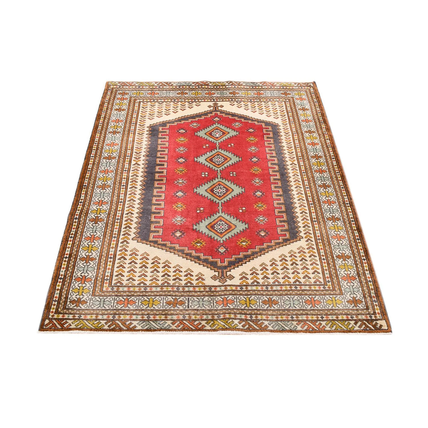 Perserteppich - Nomadic - 174 x 135 cm - mehrfarbig - Image 5