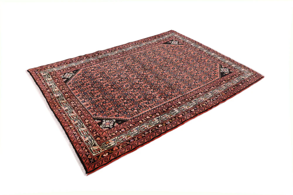 Perserteppich - Nomadic - 190 x 155 cm - dunkelrot - Image 2