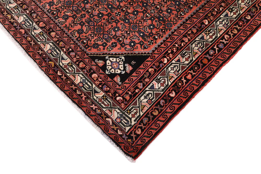 Perserteppich - Nomadic - 190 x 155 cm - dunkelrot - Image 5